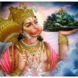 Hanuman lifting a mountain